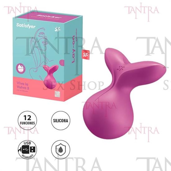 Viva La Vulva 3 Masajeador vaginal con carga USB